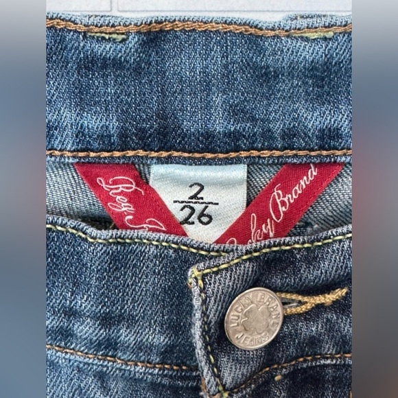 Lucky Brand Women’s Low Rise Straight Leg Jeans Size 2 Medium Wash - Picture 3 of 6